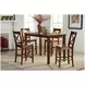 Simplicity Caramel Cross Back Counter Height Stool Set of 2