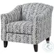 Wowza Mercedes Shore Flared Arms Accent Chair