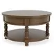 Eastlake Whiskey Oak Round Cocktail Table