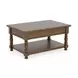 Eastlake Whiskey Oak Rectangular Lift Top Occassional Table Set