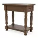 Eastlake Whiskey Oak Round Occassional Table Set