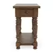 Eastlake Whiskey Oak Rectangular Chairside Table