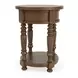 Eastlake Whiskey Oak Round Occassional Table Set