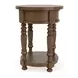 Eastlake Whiskey Oak Round Chairside Table