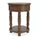 Eastlake Whiskey Oak Round Chairside Table