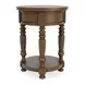 Eastlake Whiskey Oak Round Chairside Table