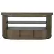 Bosley Lt. Brown Porpoise 60" Demilune TV Stand