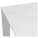Alexa Outdoor Dining White Outdoor 87" Rectangular Stone Top Dining Table