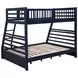 Ashton Navy Blue Twin Over Full Bunk Bed