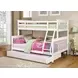 Chapman White Twin Over Full Bunk Bed