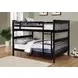 Chapman Black Full over Full Bunk Bed