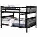 Chapman Black Full over Full Bunk Bed