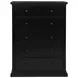 Sumerlin Black 6 Drawer Chest