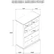 Sumerlin Medium Brown 6 Drawer Chest