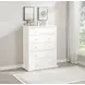 Sumerlin White 6 Drawer Chest