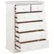Sumerlin White 6 Drawer Chest