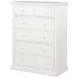 Sumerlin White 6 Drawer Chest