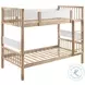 Dakota Natural Twin Over Twin Bunk Bed