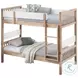 Dakota Natural Twin Over Twin Bunk Bed