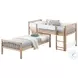 Dakota Natural Twin Over Twin Bunk Bed