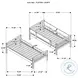 Dakota Natural Twin Over Twin Bunk Bed