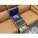 Hudson Oasis Butternut Leather Triple Power Reclining Console Loveseat with BT Speakers and Cooler