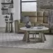 Berkley Square Linen and Khaki Round Occasional Table Set
