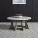 Berkley Square Linen and Khaki Round Occasional Table Set