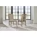 Beacon Hill Dusted Barley Upholstered Side Chair Set of 2