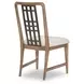 Beacon Hill Dusted Barley Upholstered Open Back Side Chair Set of 2