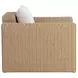 Ravina Louis Cream Performance Fabric Upholstered Outdoor Arm Chair