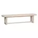 Carlson Washed Linen Backless Dining Bench