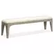 Braelyn Beige Upholstered Dining Bench