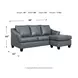 Genoa Steel 88" Sofa Chaise