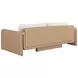 Ravina Louis Cream and Natural Performance Fabric Outdoor 96" Sofa
