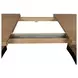 Tristan Swiss Coffee 108" Extendable Rectangular Dining Table