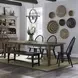 Stone Ridge Tobacco and Black 6 Piece Extendable Rectangular Dining Set