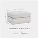 Maitelynn Chalk Ottoman