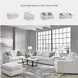Maitelynn Chalk 62" Loveseat