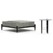 Madera Verdigris Koto and Modern Walnut Occasional Table Set