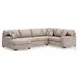 Seyler Lane Hemp 3 Piece Modular Sectional with LAF Corner Chaise