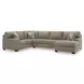 Seyler Lane Hemp 3 Piece Modular Sectional with RAF Chaise