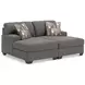 Newellen Greystone 2 Piece Super Chaise