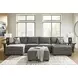Revenna Greystone Oversized Accent Ottoman