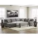 Revenna Greystone 3 Piece Modular Sleeper Sectional with LAF Chaise