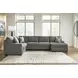 Revenna Greystone 3 Piece Modular Sectional with RAF Chaise