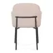 Sydney Taupe Performance Fabric Upholstered Arm Chair Set of 2
