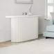 Auden White 48" Sofa Console Table