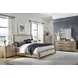 Arlington Nutmeg 6 Drawer Dresser and Rectangular Mirror