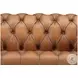 Haworth Saddle Leather 88" Sofa with Nailhead Trim